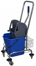  Тележка уборочная с корзиной, 23л